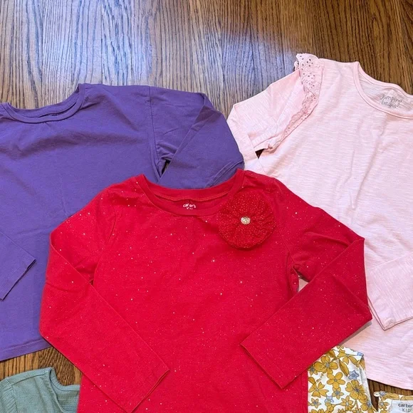 Colorful Kids Long Sleeve Tops Set - Picture 3 of 4